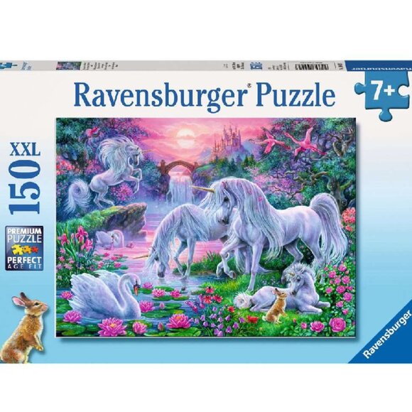 New sealed Ravensburger 150XXL Puzzle-Unicorns in the Sunset Glow - Picture 1 of 16